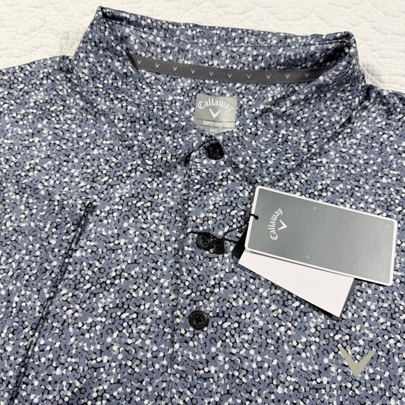 Callaway Other - NWT Callaway Mens XXL Golf Polo Shirt Opti Dri Stretch‎ Sun Protection Caviar